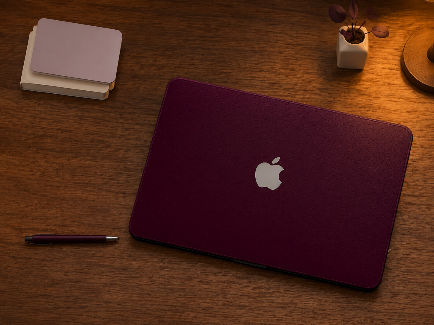 Burgundy notebook case