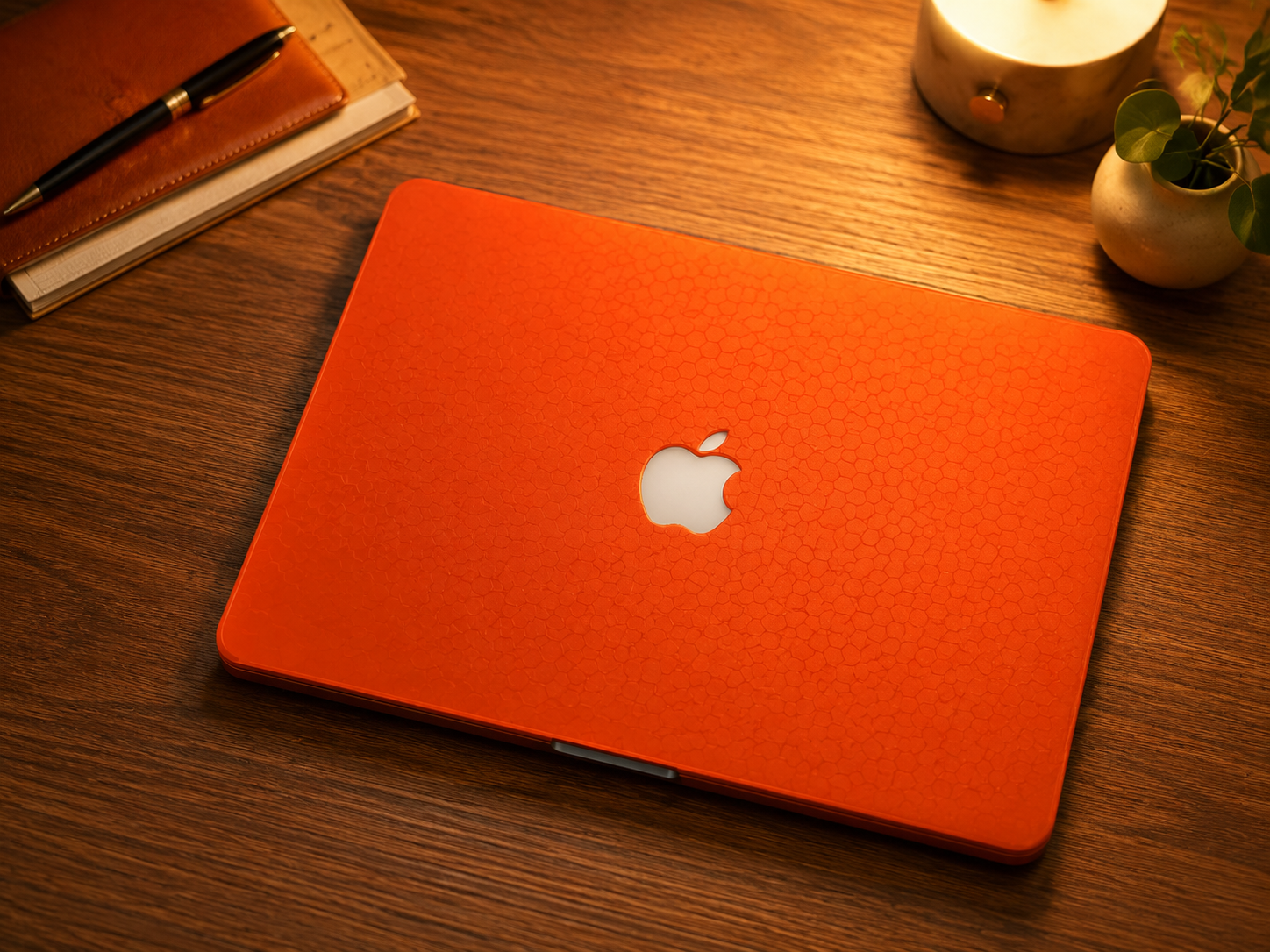 Orange notebook case